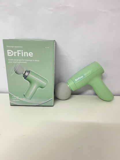 DrFine Green Portable Massage Apparatus - USB Rechargeable Electric Massager for Targeted Muscle Relief (Neck, Shoulders, Back)