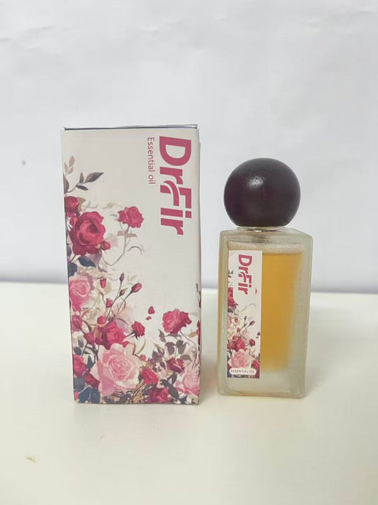 DrFir Natural Plant Essential Oil, Rose-Scented Plant Extract Aromatherapy Oil, Multi-Scenario Applicable Exquisite Fragrance Oil