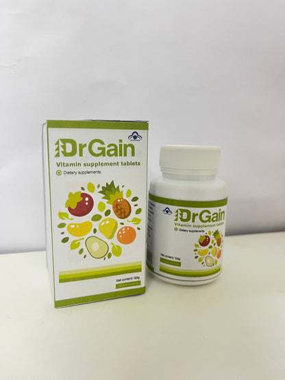 DrGain Multivitamin Dietary Supplement Tablets 120g Large Capacity Multi-Nutrient Supplement A Light-Burden Choice for Daily Health