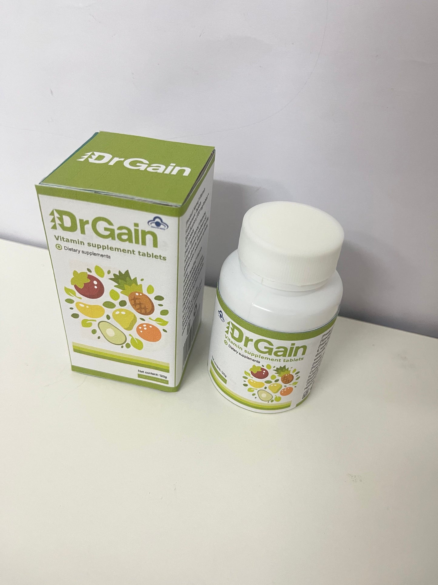DrGain Multivitamin Dietary Supplement Tablets 120g Large Capacity Multi-Nutrient Supplement A Light-Burden Choice for Daily Health