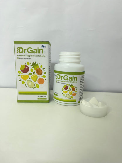 DrGain Multivitamin Dietary Supplement Tablets 120g Large Capacity Multi-Nutrient Supplement A Light-Burden Choice for Daily Health