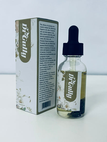 DrGully Vintage Floral Essential Oil, Natural Plant-Extracted Aromatherapy & Skincare Oil (30ML Optional)