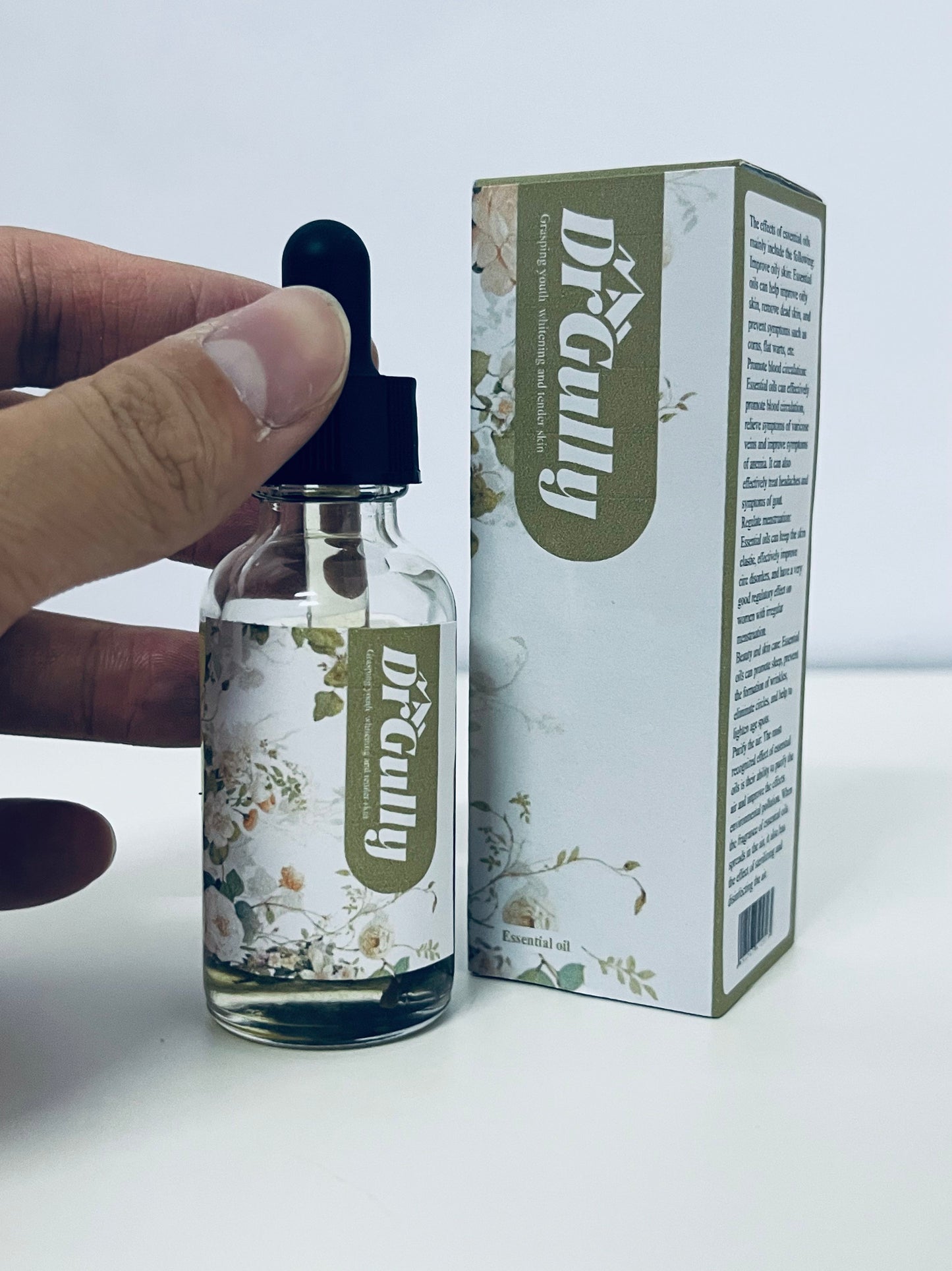 DrGully Vintage Floral Essential Oil, Natural Plant-Extracted Aromatherapy & Skincare Oil (30ML Optional)
