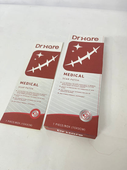 DrHare  Silicone Super Absorbent Wound Dressing - Large Absorbant Bandages with Adhesive Borders, FSA HSA Eligible, Wound Care Dressings for Bed Sores Leg Ulcers