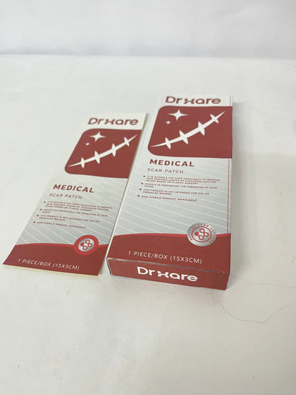 DrHare  Silicone Super Absorbent Wound Dressing - Large Absorbant Bandages with Adhesive Borders, FSA HSA Eligible, Wound Care Dressings for Bed Sores Leg Ulcers