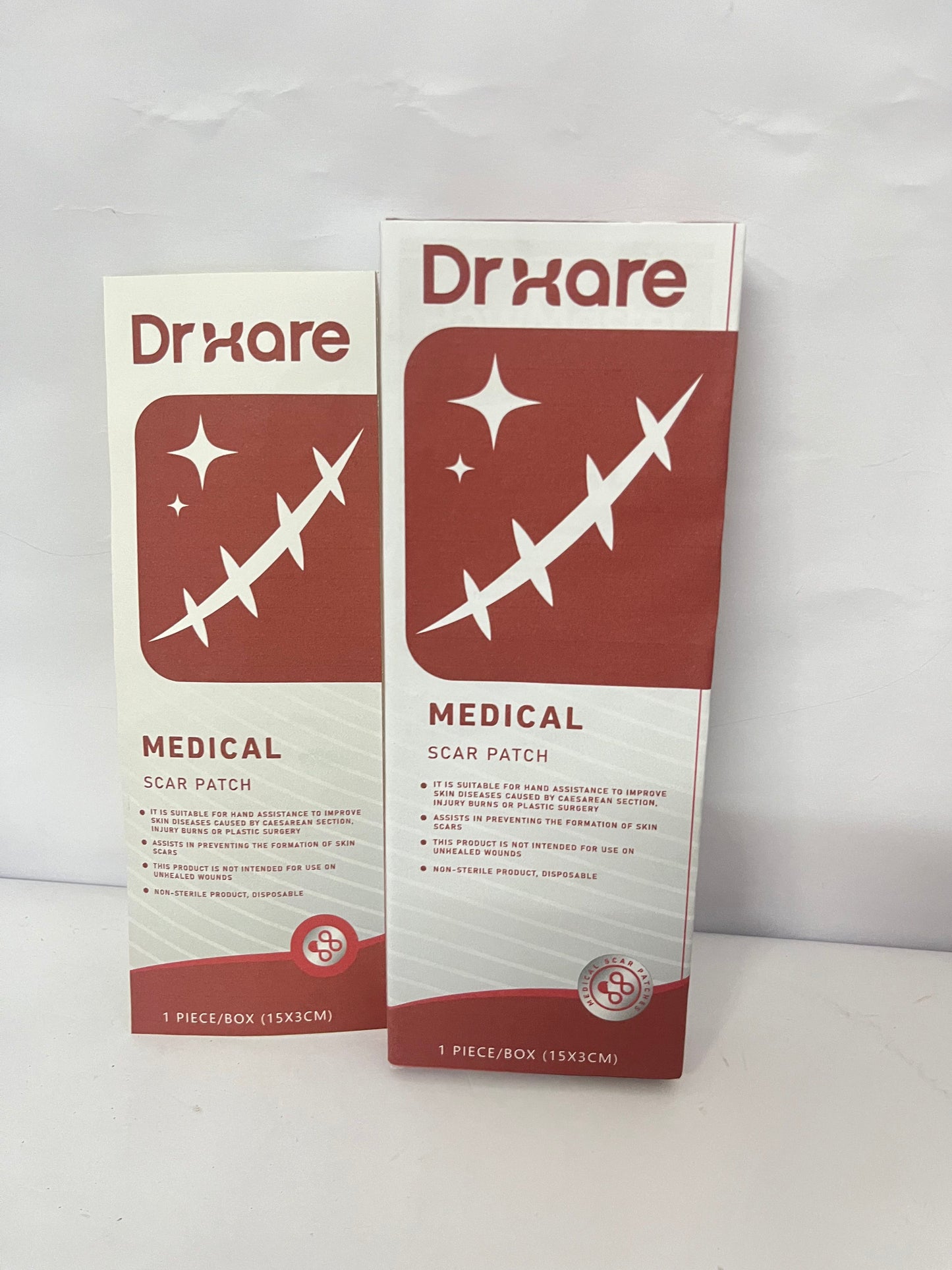 DrHare  Silicone Super Absorbent Wound Dressing - Large Absorbant Bandages with Adhesive Borders, FSA HSA Eligible, Wound Care Dressings for Bed Sores Leg Ulcers