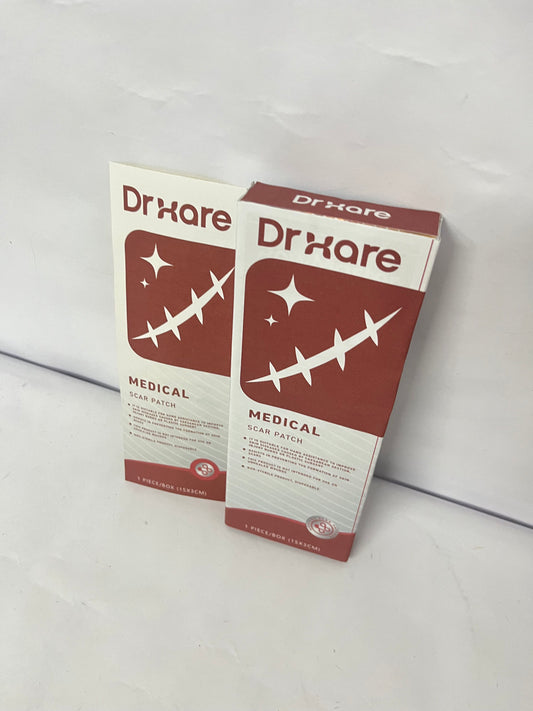 DrHare  Silicone Super Absorbent Wound Dressing - Large Absorbant Bandages with Adhesive Borders, FSA HSA Eligible, Wound Care Dressings for Bed Sores Leg Ulcers