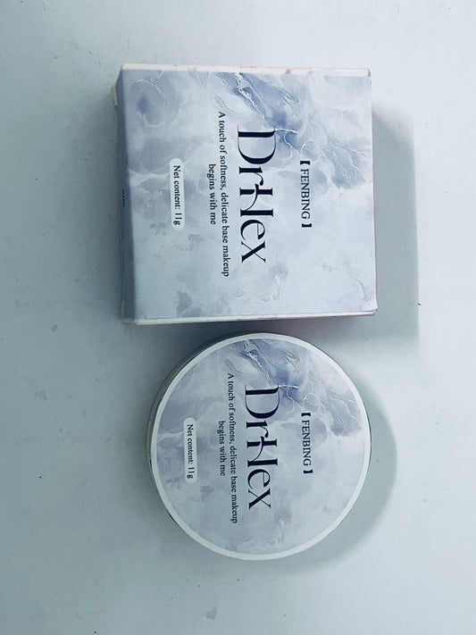 DrHex Hydrating Face Powder, Oil Control Face Pressed Powder, Long-lasting Flawless Setting Powder, Matte Waterproof Makeup for Oily Combination and Mature Skin