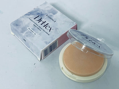 DrHex Hydrating Face Powder, Oil Control Face Pressed Powder, Long-lasting Flawless Setting Powder, Matte Waterproof Makeup for Oily Combination and Mature Skin