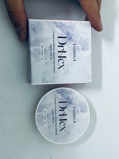 DrHex Hydrating Face Powder, Oil Control Face Pressed Powder, Long-lasting Flawless Setting Powder, Matte Waterproof Makeup for Oily Combination and Mature Skin