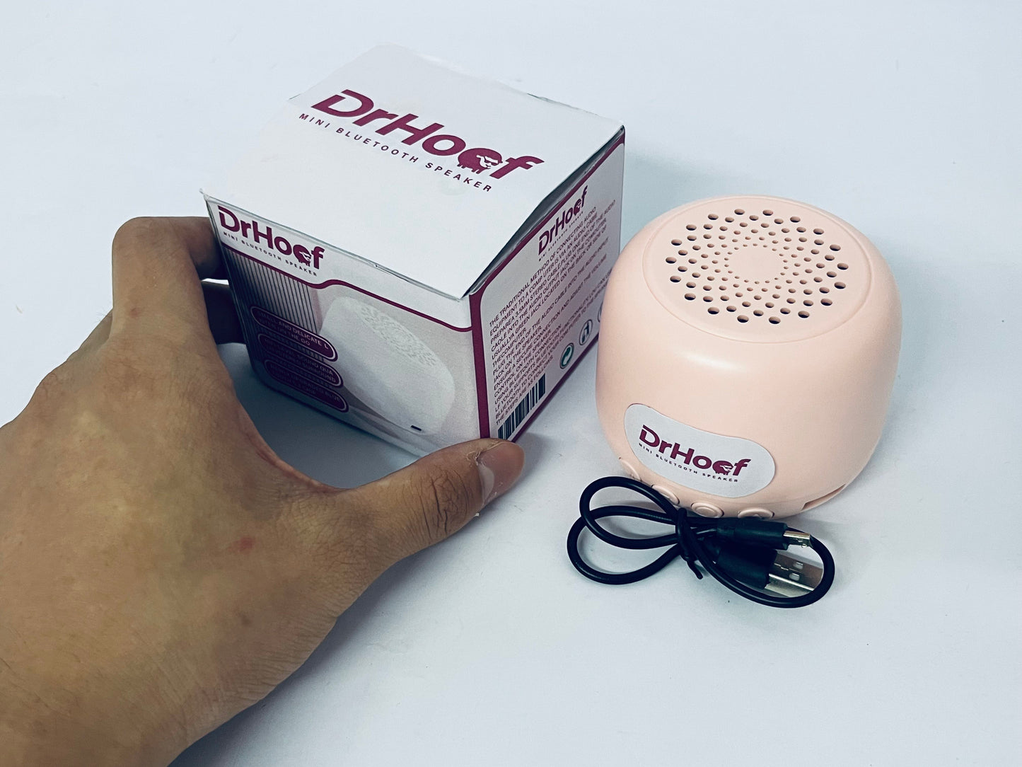 DrHoof Portable Bluetooth Speakers, Wireless IPX5 Waterproof Mini Speaker with Loud Stereo Sound, 20 Hours Playtime, Rechargeable Battery