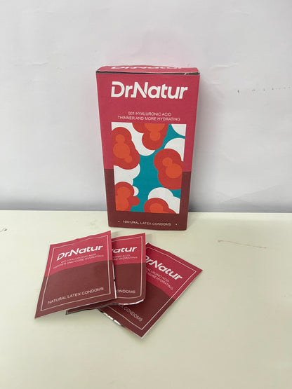 DrNatur 001 Hyaluronic Acid Ultra-Thin Hydrating Condoms
