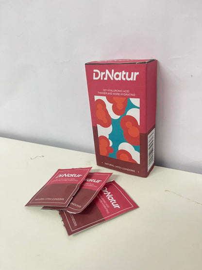 DrNatur 001 Hyaluronic Acid Ultra-Thin Hydrating Condoms