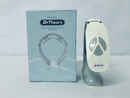 DrTheory Neck Massager for Pain Relief Deep Tissue, Shiatsu Back Massager with Soothing Heat, Electric Deep Tissue 3d Kneading Massage Tools for Shoulder Muscle, Adjustable Heat and Straps, Ideal Gifts