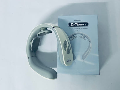 DrTheory Neck Massager for Pain Relief Deep Tissue, Shiatsu Back Massager with Soothing Heat, Electric Deep Tissue 3d Kneading Massage Tools for Shoulder Muscle, Adjustable Heat and Straps, Ideal Gifts