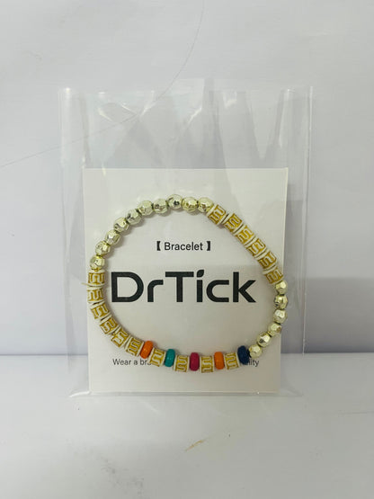 DrTick Gold Beaded Bracelets for Women Stack - Boho 14K Gold Plated Stretch Stackable Bracelets Set Pearl Colorful Seed Beads Trendy Dainty Jewelry Summer Beach Jewelry Gift