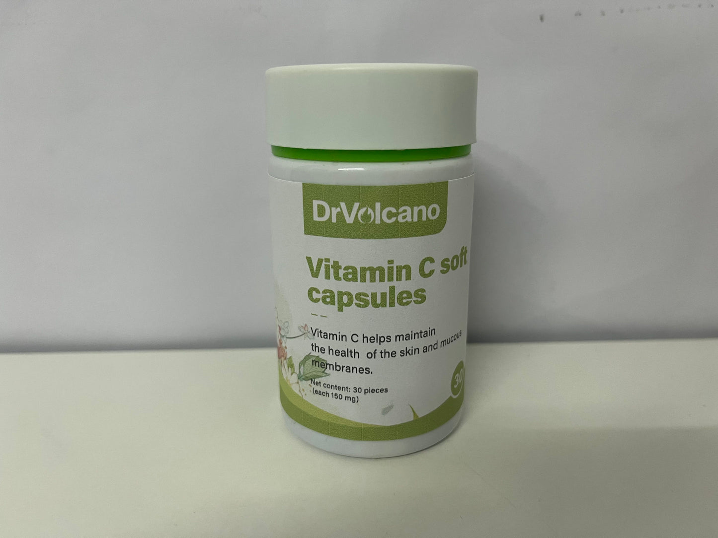 DrVolcano Vitamin C Soft Capsules 150mg/capsule × 30 Capsules A Gentle Care Item for Daily Nutritional Support