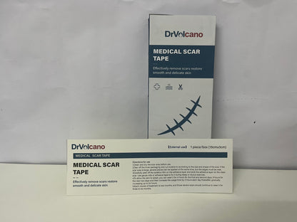 DrVolcano Medical Scar Tape 15cm×3cm Gentle Scar Reduction A Practical Item for Post-Op/Trauma Scar Care