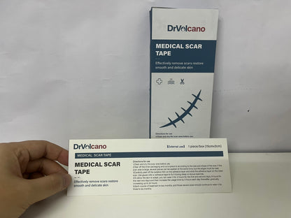 DrVolcano Medical Scar Tape 15cm×3cm Gentle Scar Reduction A Practical Item for Post-Op/Trauma Scar Care