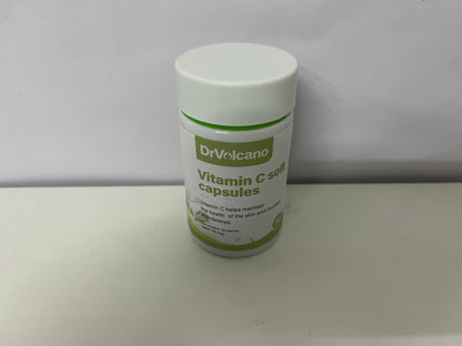 DrVolcano Vitamin C Soft Capsules 150mg/capsule × 30 Capsules A Gentle Care Item for Daily Nutritional Support
