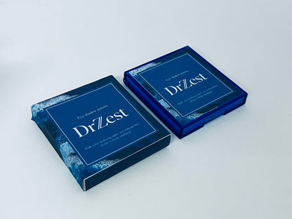 DrZest Eyeshadow Palette - High-Pigment Blue Tones with Glitter Accent