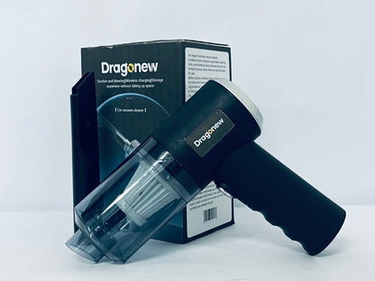 Dragonew Mini Dusts Buster Handheld Vacuum 120w Strong Suction Car Vacuum Cleaner Portable USB Rechargeable Vacuum Cleaner Mini Vacuum Electric Duster for Cars Home