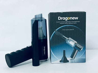 Dragonew Mini Dusts Buster Handheld Vacuum 120w Strong Suction Car Vacuum Cleaner Portable USB Rechargeable Vacuum Cleaner Mini Vacuum Electric Duster for Cars Home