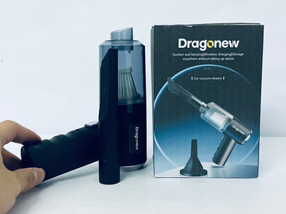 Dragonew Mini Dusts Buster Handheld Vacuum 120w Strong Suction Car Vacuum Cleaner Portable USB Rechargeable Vacuum Cleaner Mini Vacuum Electric Duster for Cars Home