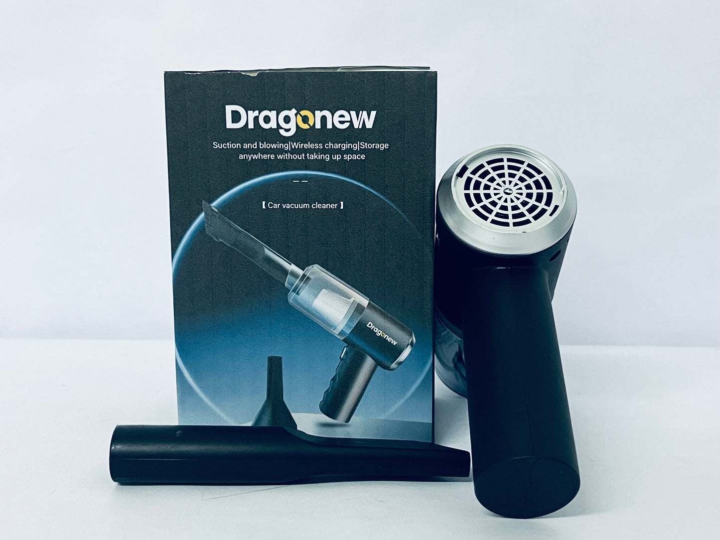 Dragonew Mini Dusts Buster Handheld Vacuum 120w Strong Suction Car Vacuum Cleaner Portable USB Rechargeable Vacuum Cleaner Mini Vacuum Electric Duster for Cars Home