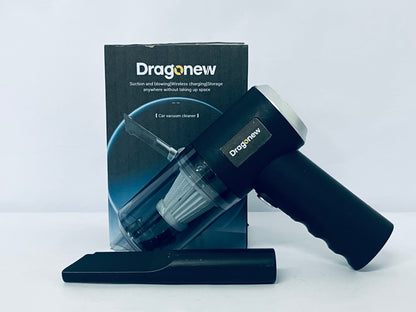 Dragonew Mini Dusts Buster Handheld Vacuum 120w Strong Suction Car Vacuum Cleaner Portable USB Rechargeable Vacuum Cleaner Mini Vacuum Electric Duster for Cars Home