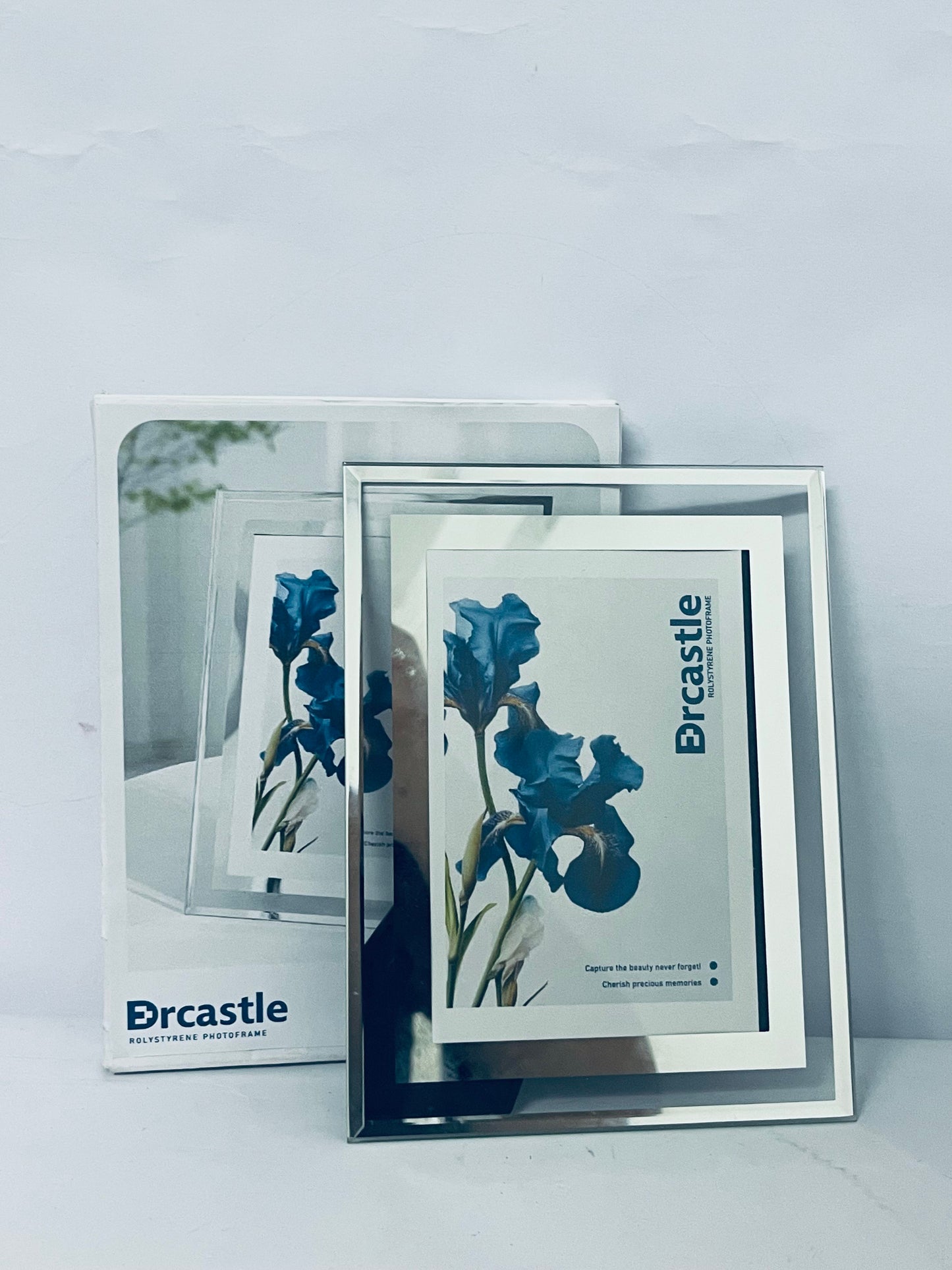 Drcastle  Picture Frame, 6"x8", Horizontal, For Picture 5x7, 4x6, 3.5x5, Tabletop Shelf Photo Frames, Classy Gift For Festival, Wedding, Home or Office