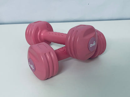 Drdiy 1KG Pink Dumbbells Set - Home Body-Building Apparatus