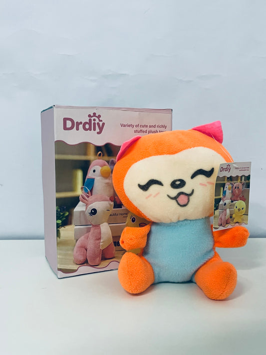 Drdiy Cute Animal Series Stuffed Toy - Winking Fox Plush (20cm, 150g)