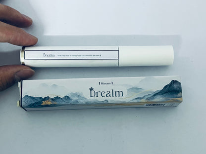 Drealm Limitless Lash Mascara | Lightweight, Nourishing, Lengthening, Lifting|Smudge-Resistant | Non-Toxic, Cruelty-Free, Ophthalmologist-Tested, Safe For Sensitive Eyes (Soft Black)