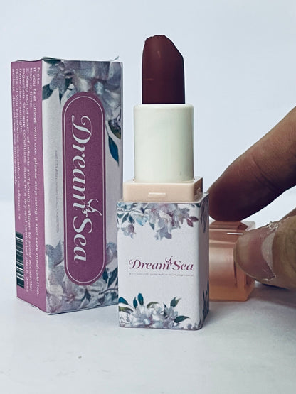 DreamSea Color Sensational Lipstick, Lip Makeup, Cream Finish, Hydrating Lipstick, Plum Lip Color