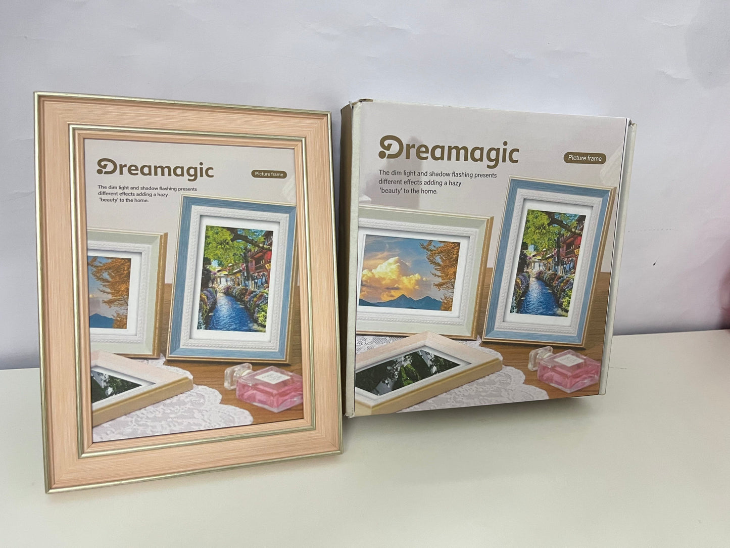 Dreamagic Picture Frame - Dimmable Light & Shadow Effects for Artistic Home Decor