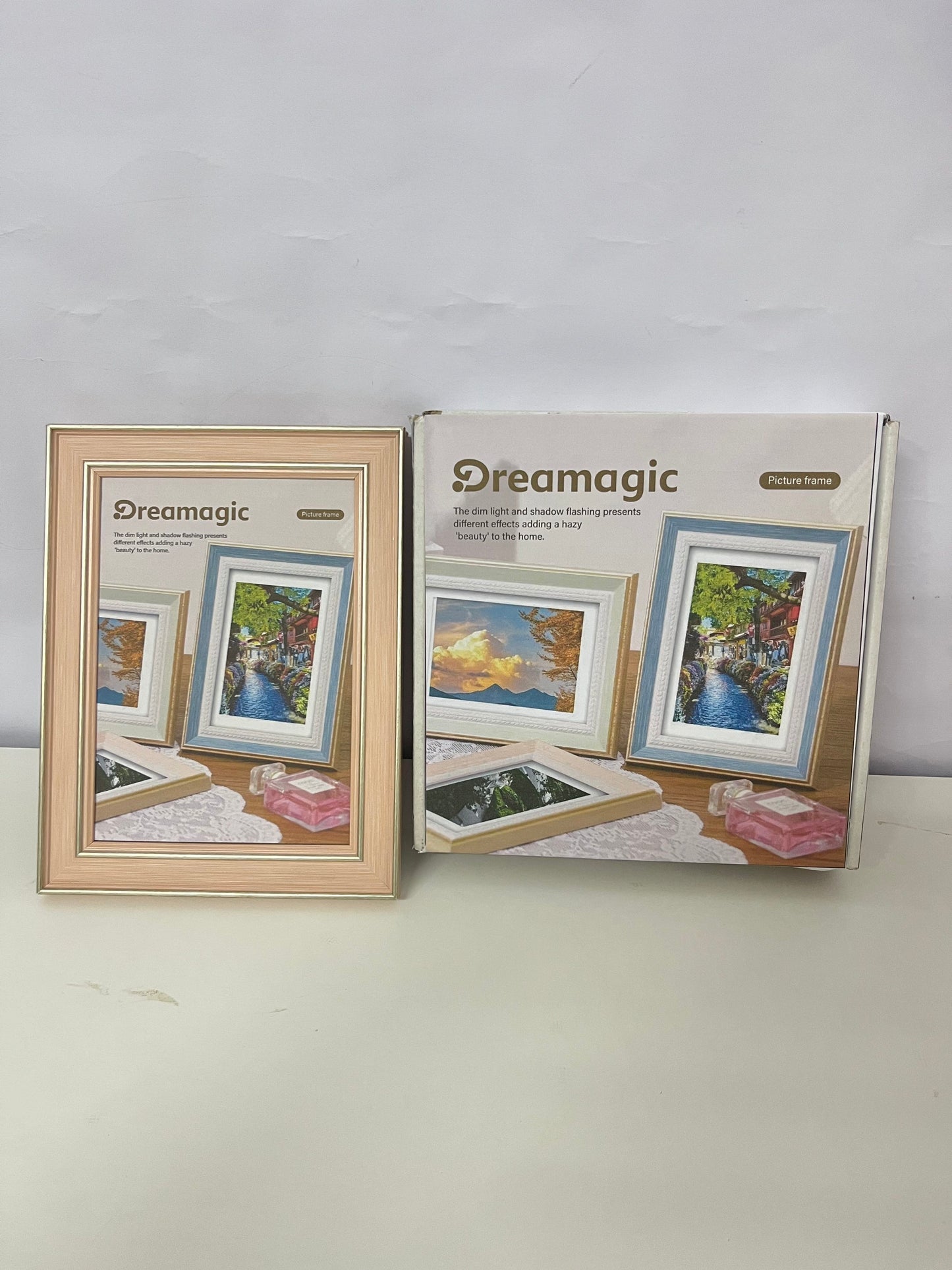 Dreamagic Picture Frame - Dimmable Light & Shadow Effects for Artistic Home Decor