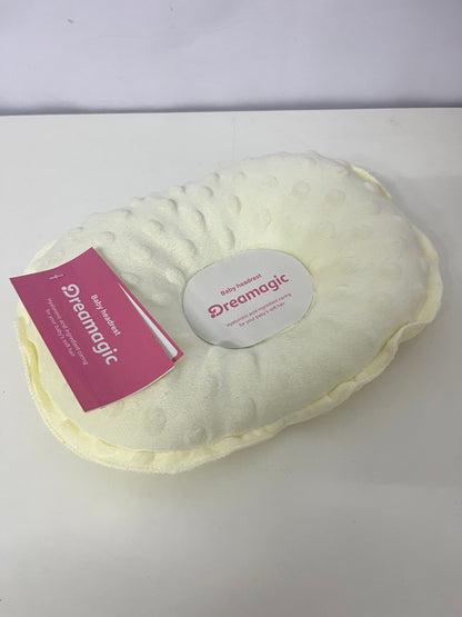 Dreamagic  Headrest Pillow - Soft Minky Plush, Ergonomic Support for Sensitive Skin & Hair Care