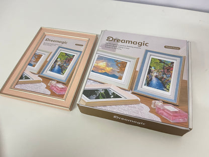 Dreamagic Picture Frame - Dimmable Light & Shadow Effects for Artistic Home Decor