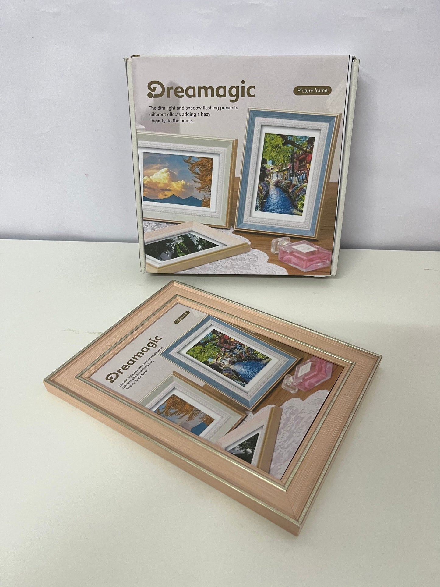 Dreamagic Picture Frame - Dimmable Light & Shadow Effects for Artistic Home Decor