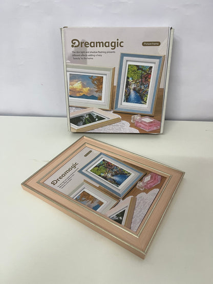 Dreamagic Picture Frame - Dimmable Light & Shadow Effects for Artistic Home Decor