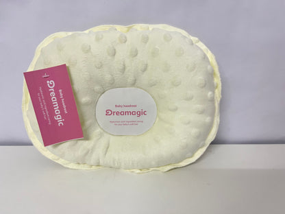 Dreamagic  Headrest Pillow - Soft Minky Plush, Ergonomic Support for Sensitive Skin & Hair Care