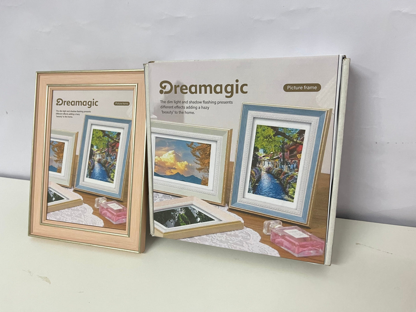 Dreamagic Picture Frame - Dimmable Light & Shadow Effects for Artistic Home Decor
