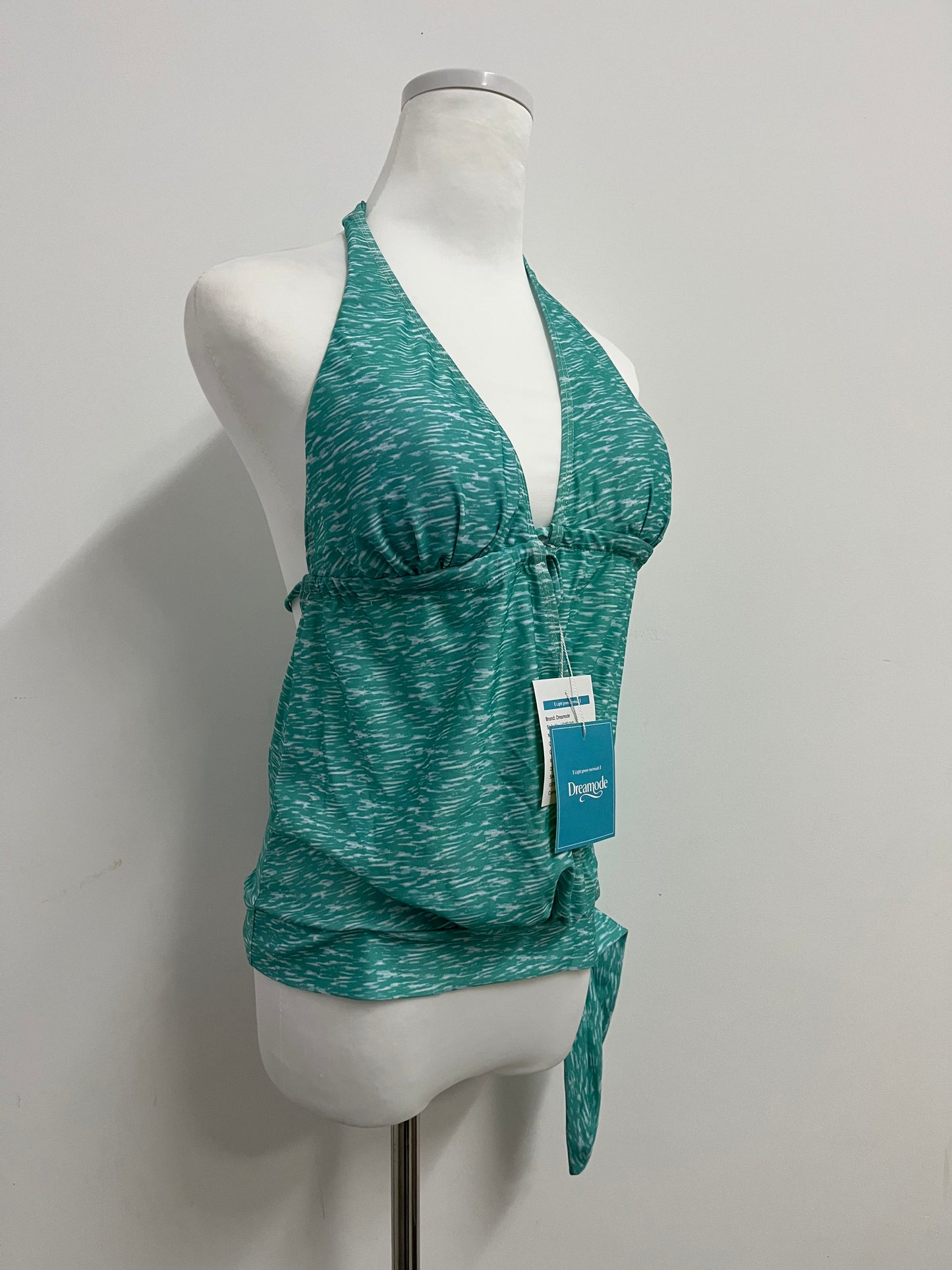 Dreamode Women's Tummy Control Tankini Top V Neck Top