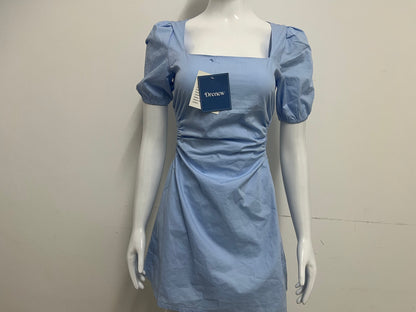 【Drenew Cutout Puff-Sleeve Mini Dress】—— Feminine Charm Meets Casual Comfort