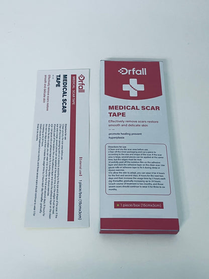 Drfall Medical Scar Tape - Effectively Remove Scars and Restore Smooth and Delicate Skin