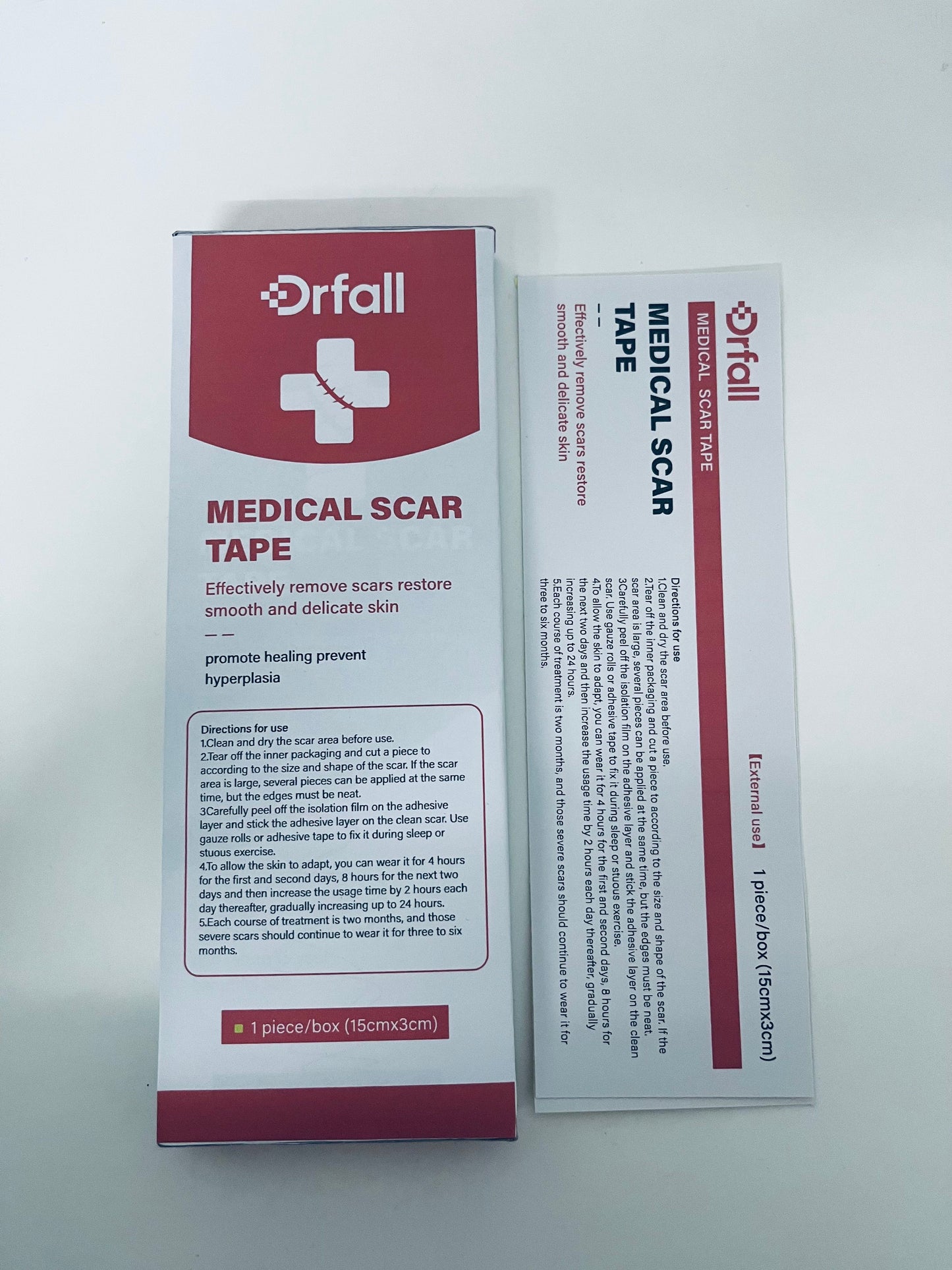 Drfall Medical Scar Tape - Effectively Remove Scars and Restore Smooth and Delicate Skin