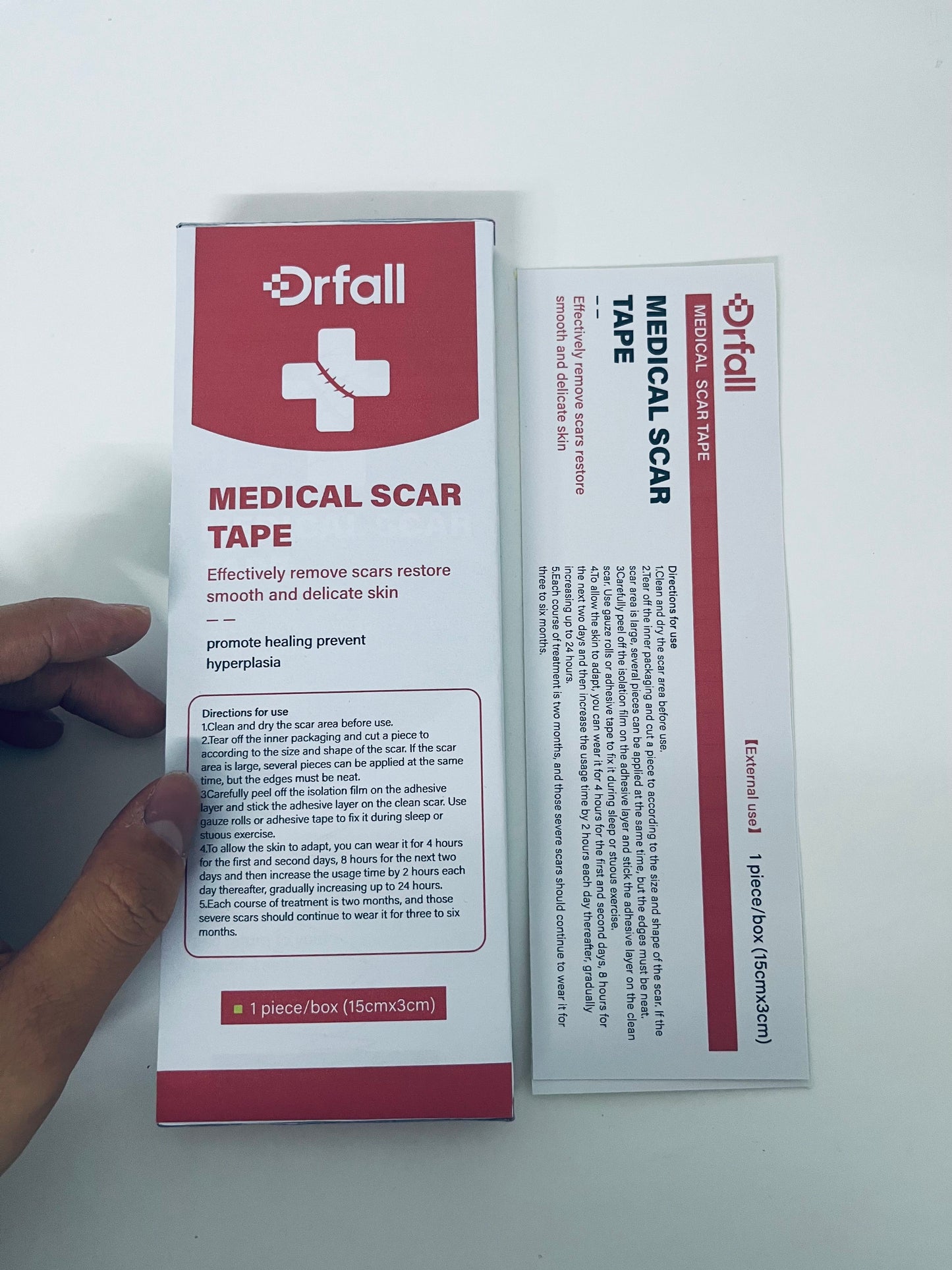 Drfall Medical Scar Tape - Effectively Remove Scars and Restore Smooth and Delicate Skin