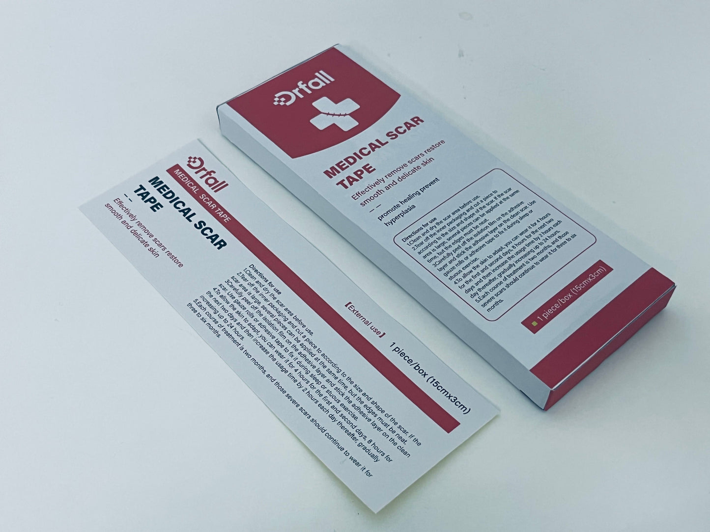 Drfall Medical Scar Tape - Effectively Remove Scars and Restore Smooth and Delicate Skin