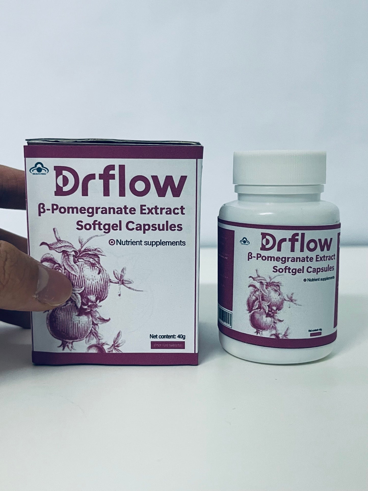 Drflow β-Pomegranate Extract Softgel Capsules